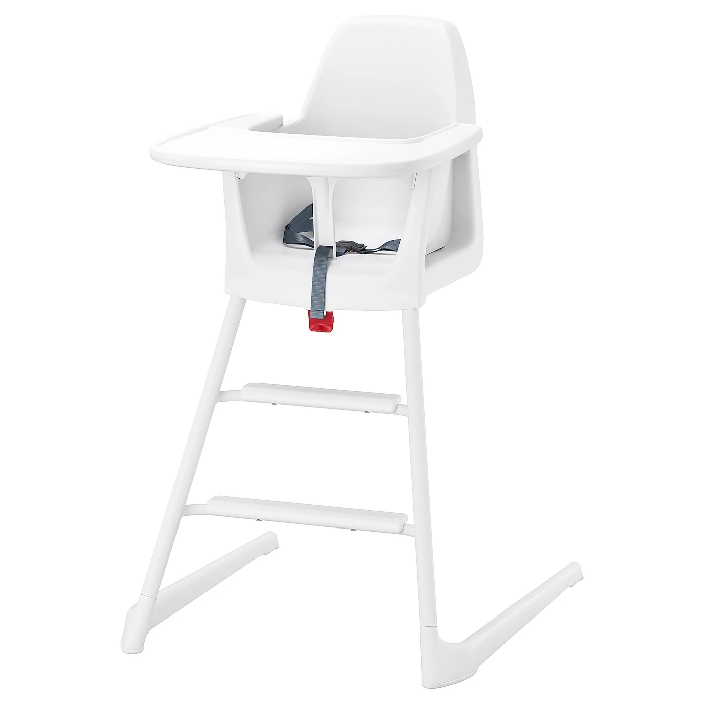 IKEA LANGUR High Chair With Tray White
