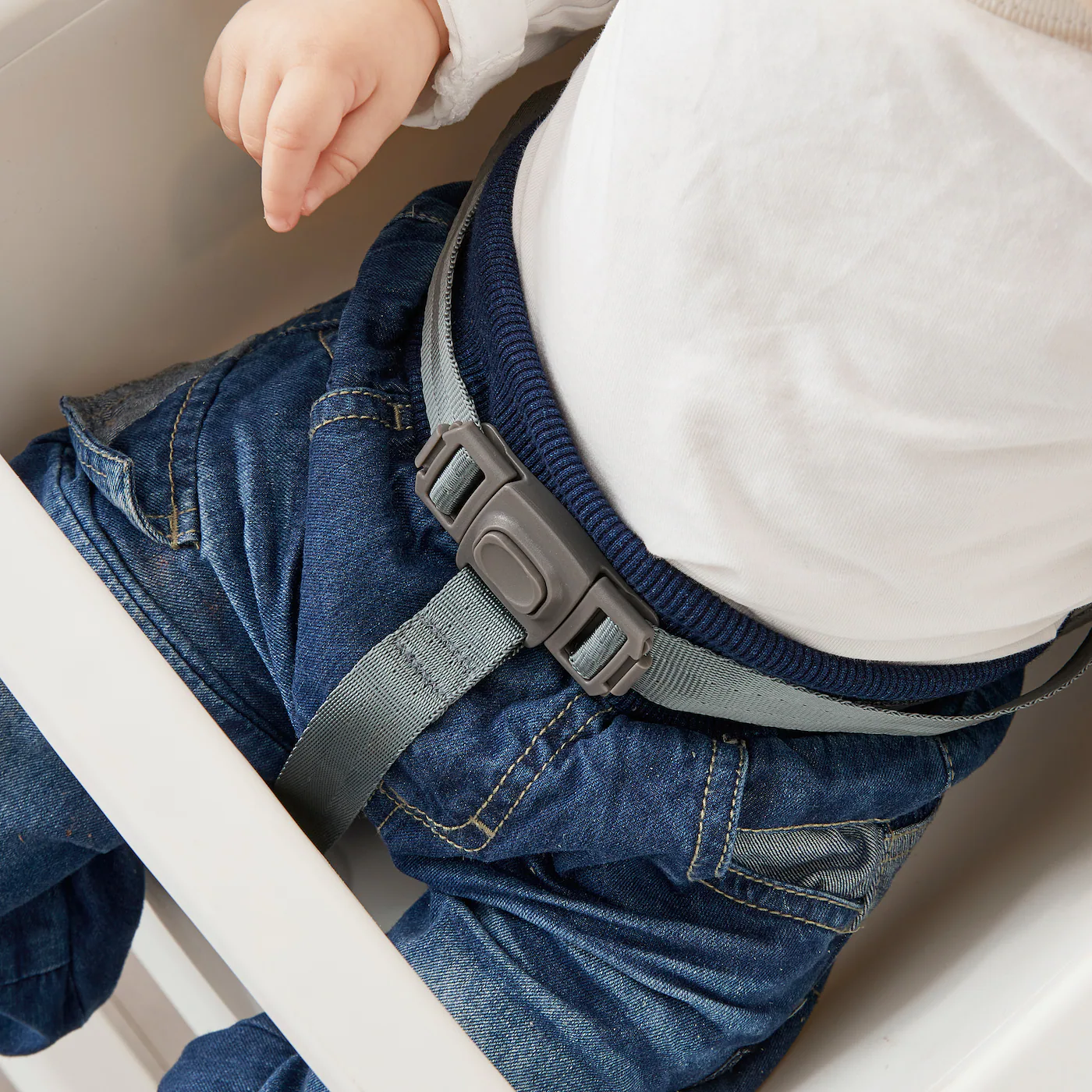 IKEA LANGUR High Chair With Tray White - Image 4