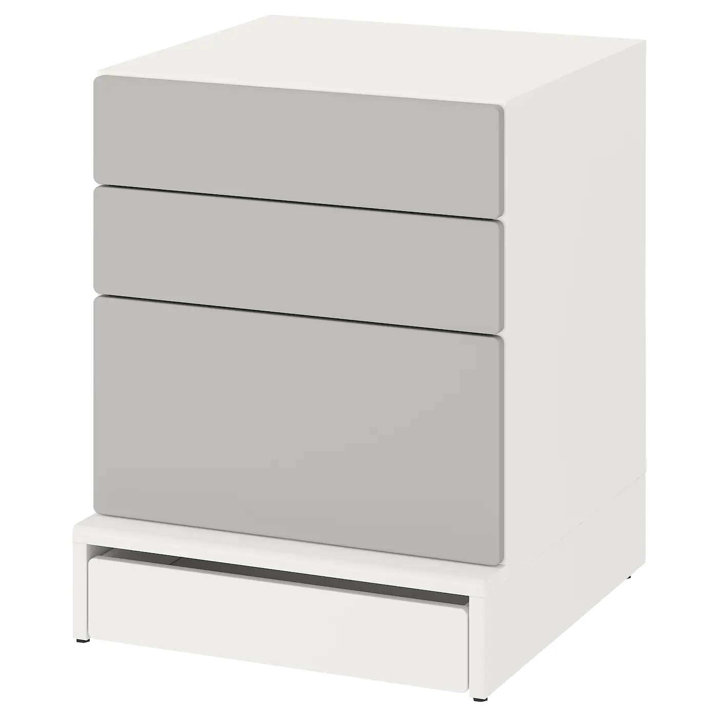 IKEA SMÅSTAD / UPPFÖRA 3drawer Chest White/gray 23 5/8x24 3/4x29 7/8 "