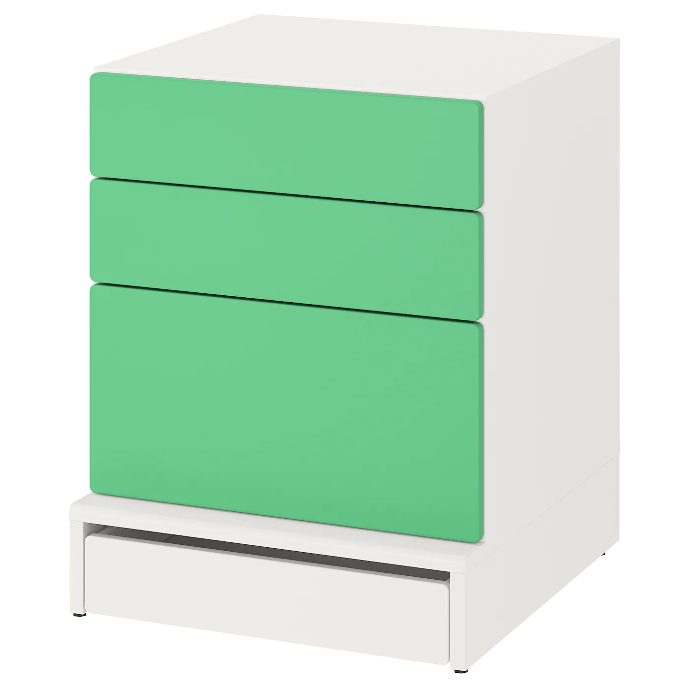 IKEA SMÅSTAD / UPPFÖRA 3drawer Chest White/green 23 5/8x24 3/4x29 7/8 "