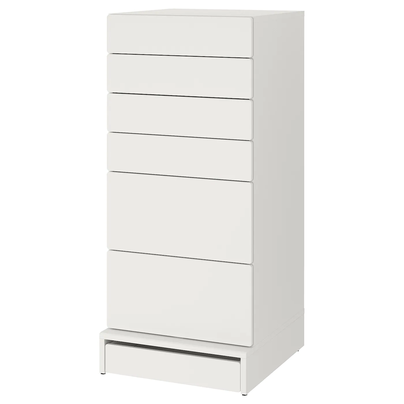 IKEA SMÅSTAD / UPPFÖRA 6drawer Chest White/white 23 5/8x24 3/4x53 1/2 "