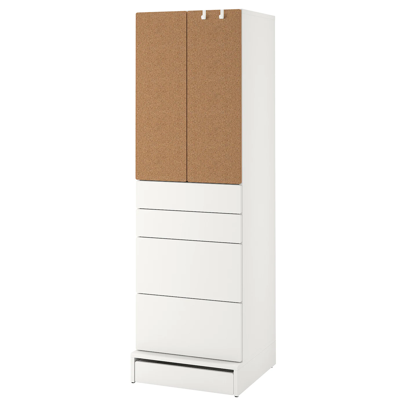 IKEA SMÅSTAD / UPPFÖRA Wardrobe White Pale Pink/with 4 Drawers 23 5/8x24 3/4x77 1/8 " - Image 11