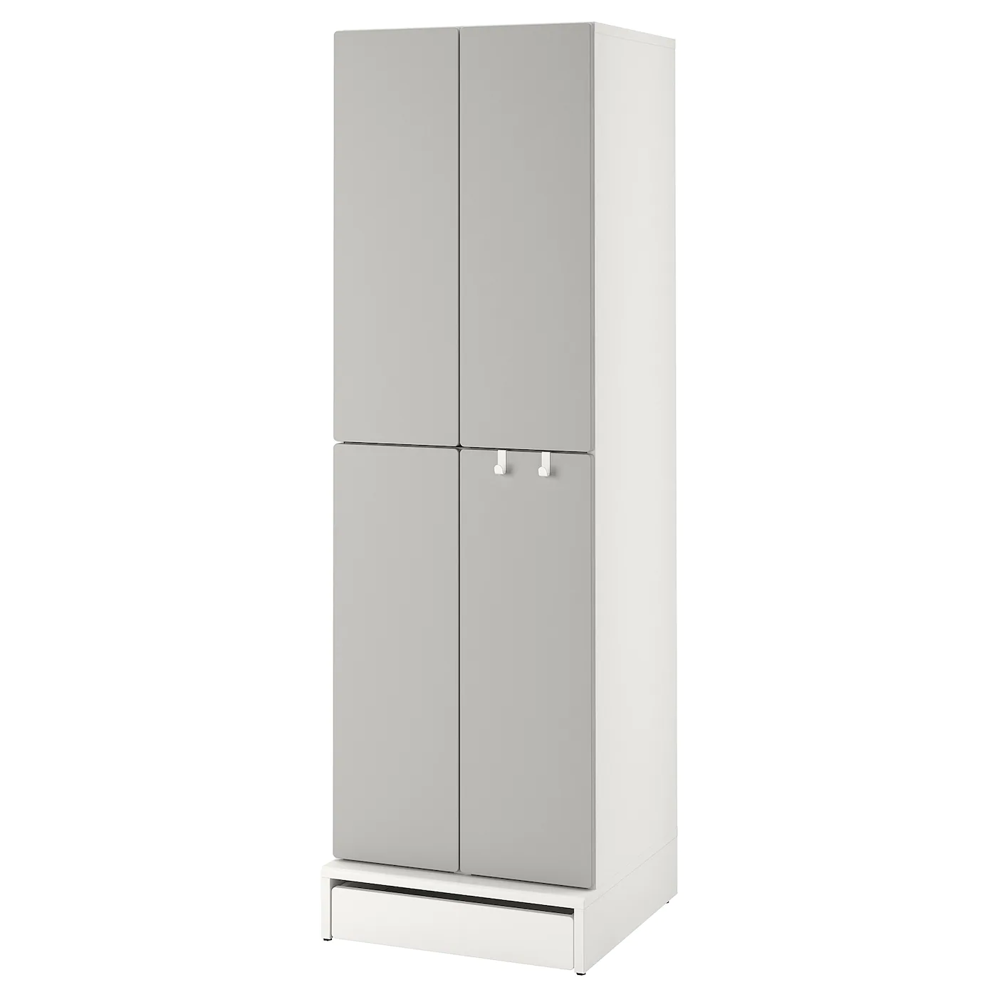 IKEA SMÅSTAD / UPPFÖRA Wardrobe White With Frame/with 2 Clothes Rails 23 5/8x24 3/4x77 1/8 " - Image 6