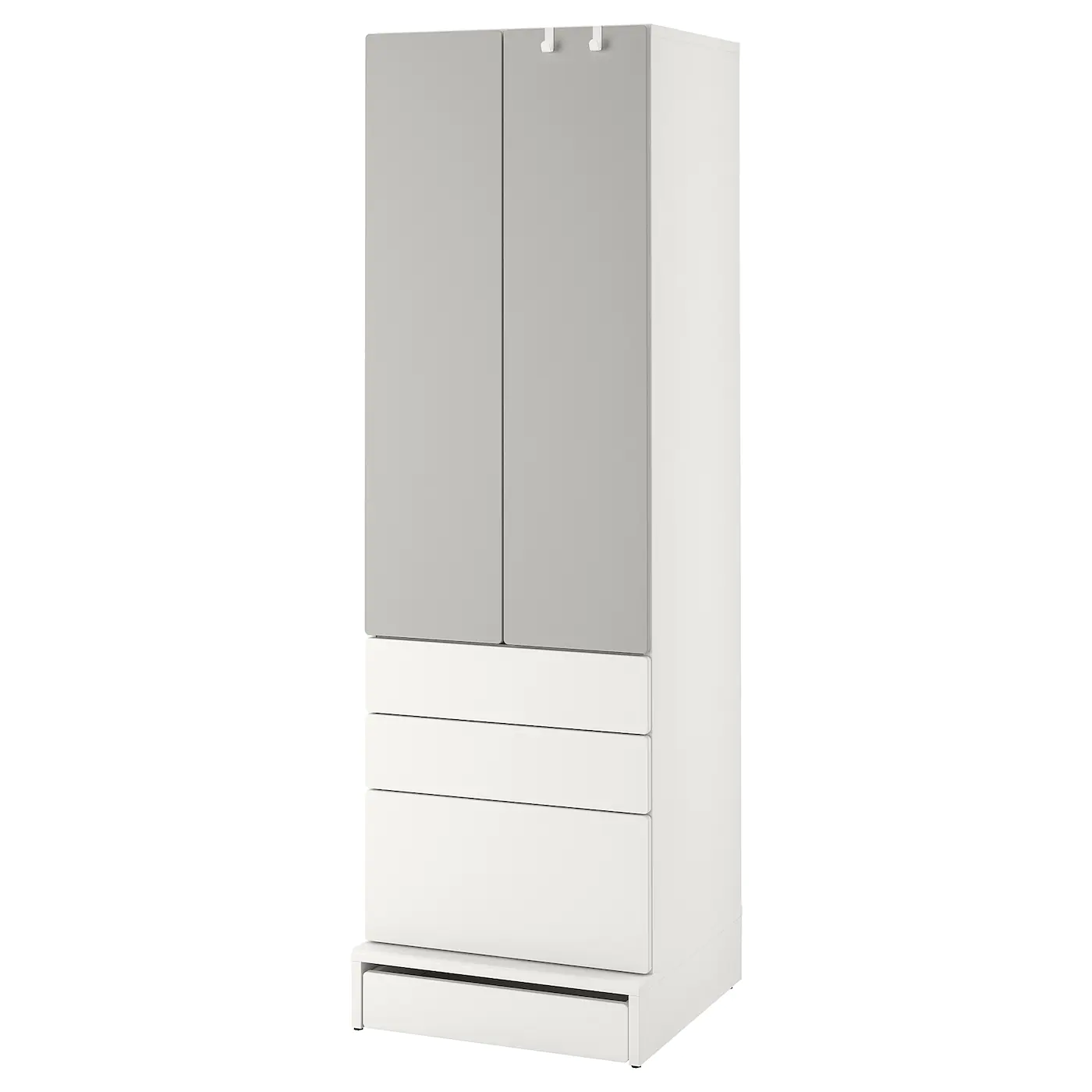 IKEA SMÅSTAD / UPPFÖRA Wardrobe White Pale Pink/with 3 Drawers 23 5/8x24 3/4x77 1/8 " - Image 9