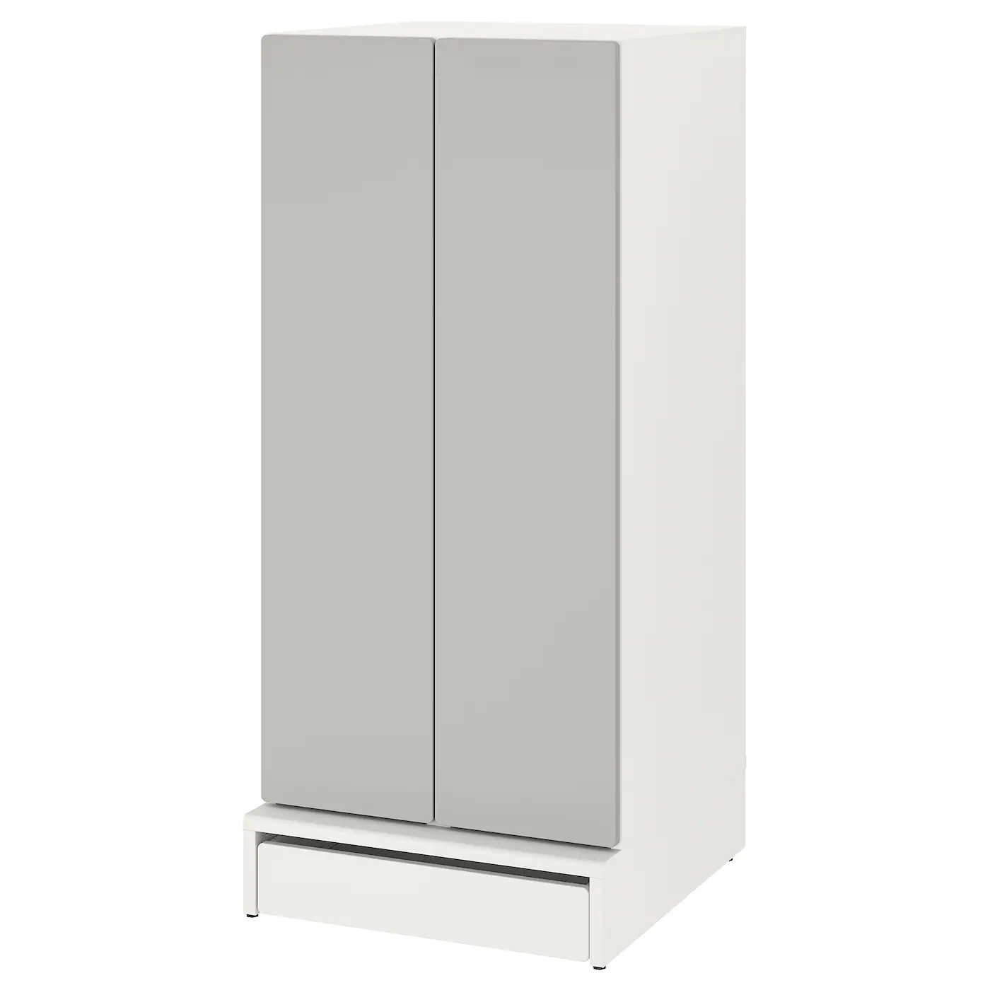 IKEA SMÅSTAD / UPPFÖRA Wardrobe White White/with 3 Shelves 23 5/8x24 3/4x53 1/2 " - Image 3