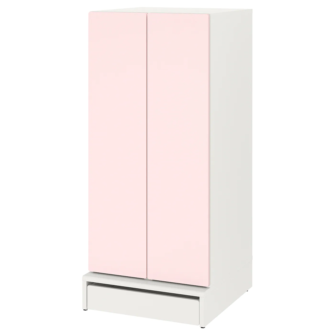 IKEA SMÅSTAD / UPPFÖRA Wardrobe White White/with 3 Shelves 23 5/8x24 3/4x53 1/2 " - Image 5