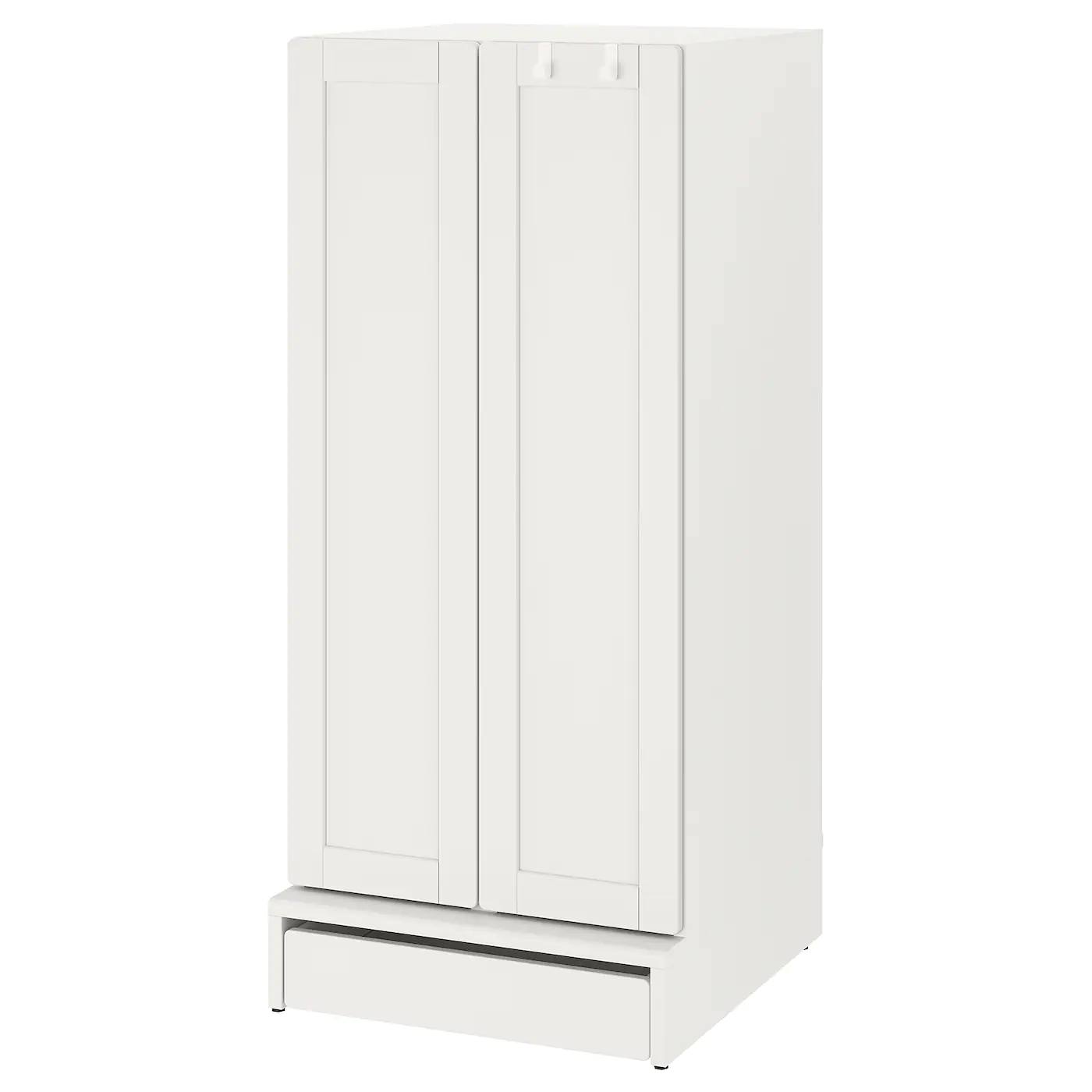 IKEA SMÅSTAD / UPPFÖRA Wardrobe White/white 23 5/8x24 3/4x53 1/2 " - Image 5