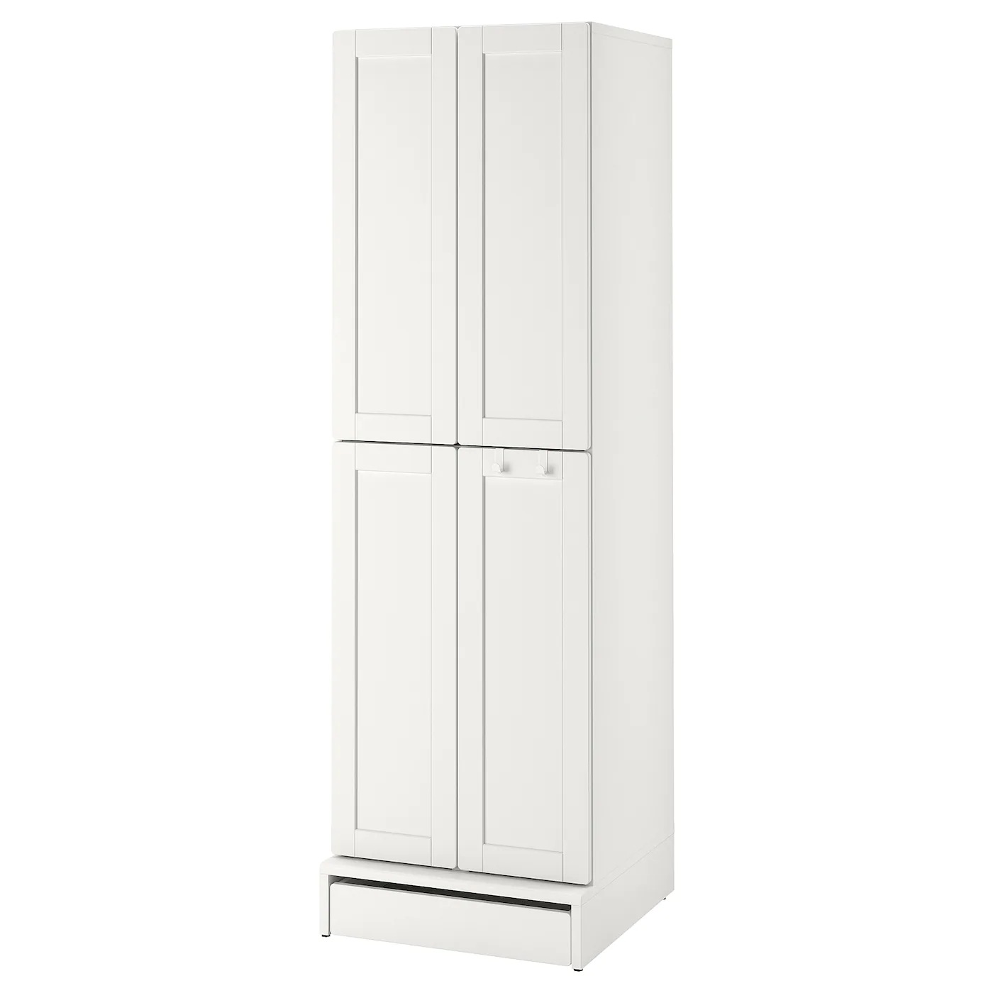 IKEA SMÅSTAD / UPPFÖRA Wardrobe White Pale Pink/with 2 Clothes Rails 23 5/8x24 3/4x77 1/8 " - Image 14