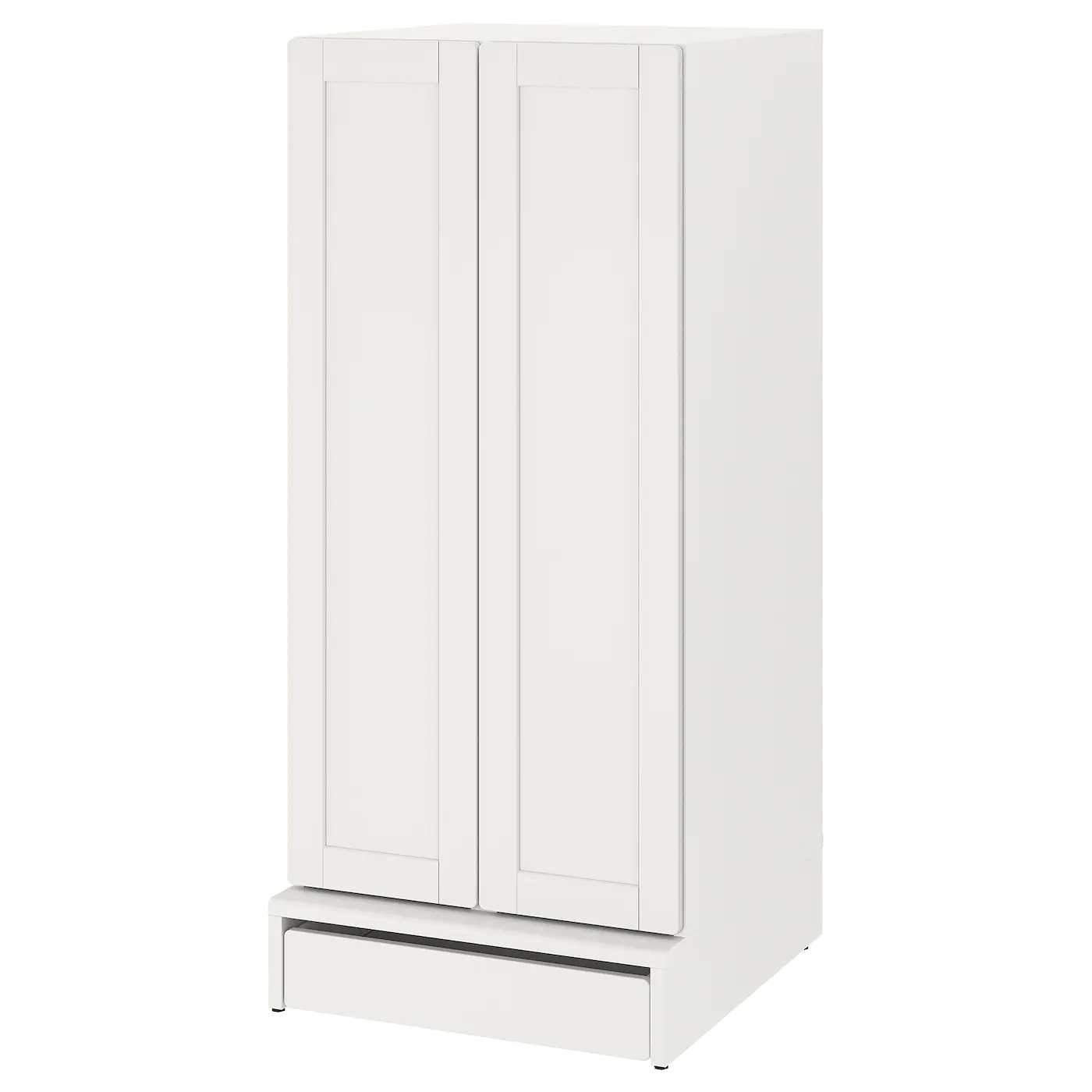 IKEA SMÅSTAD / UPPFÖRA Wardrobe White White/with 3 Shelves 23 5/8x24 3/4x53 1/2 " - Image 6
