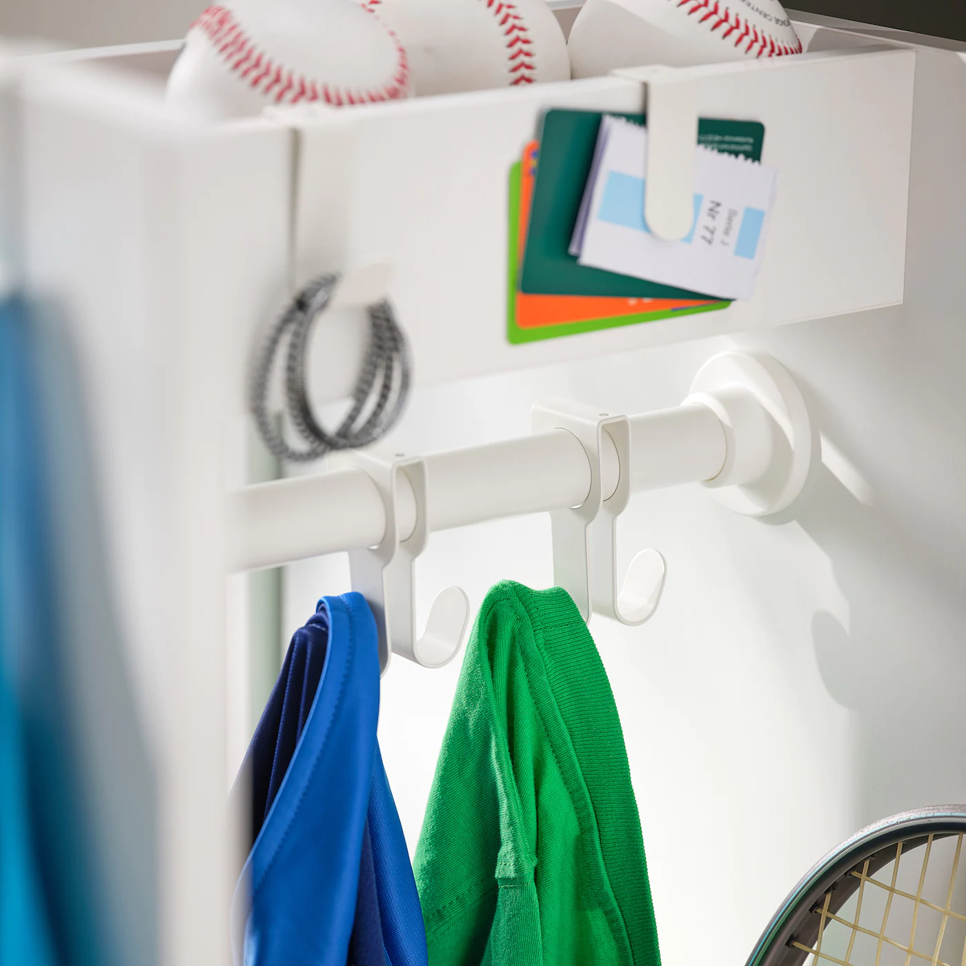 IKEA SMÅSTAD Wardrobe With Pullout Unit White/cork With Clothing Rod 23 5/8x22 1/2x77 1/8 " - Image 7