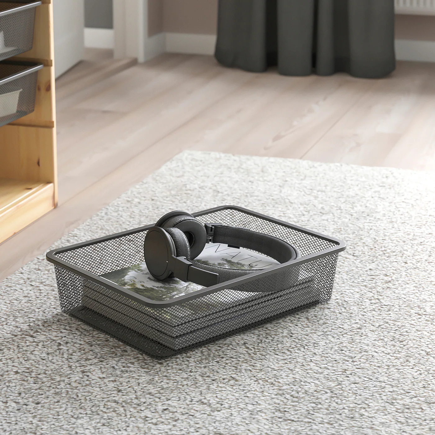 IKEA TROFAST Storage Combination With Boxes Light White Stained Pine/dark Gray 36 5/8x17 3/8x20 1/2 " - Image 5