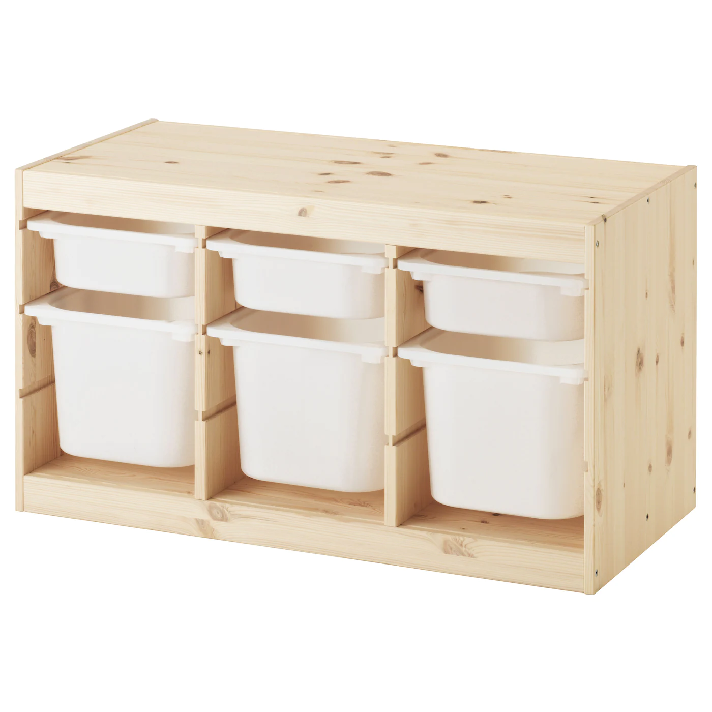 IKEA TROFAST Storage Combination With Boxes Light White Stained Pine White/pink 36 5/8x17 3/8x20 1/2 " - Image 6