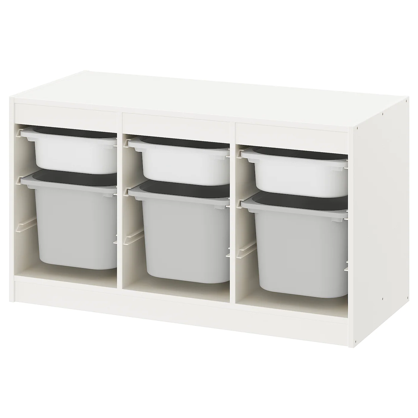 IKEA TROFAST Storage Combination With Boxes White/gray 39x17 3/8x22 "