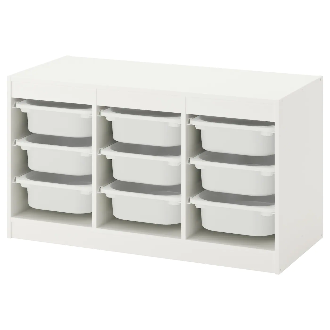 IKEA TROFAST Storage Combination With Boxes White/green 39x17 3/8x22 " - Image 4