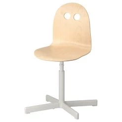 IKEA VALFRED / SIBBEN Child's Desk Chair Birch/white
